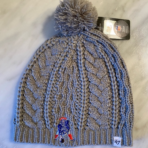 NWT NE Patriots “47” Brand Winter Hat - Picture 1 of 2